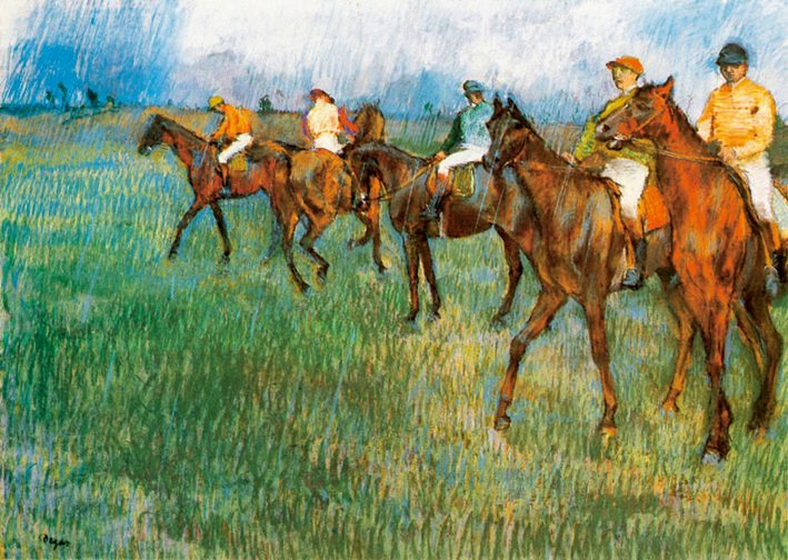  埃德加·德加 Edgar Degas—— 骑马者 (12)